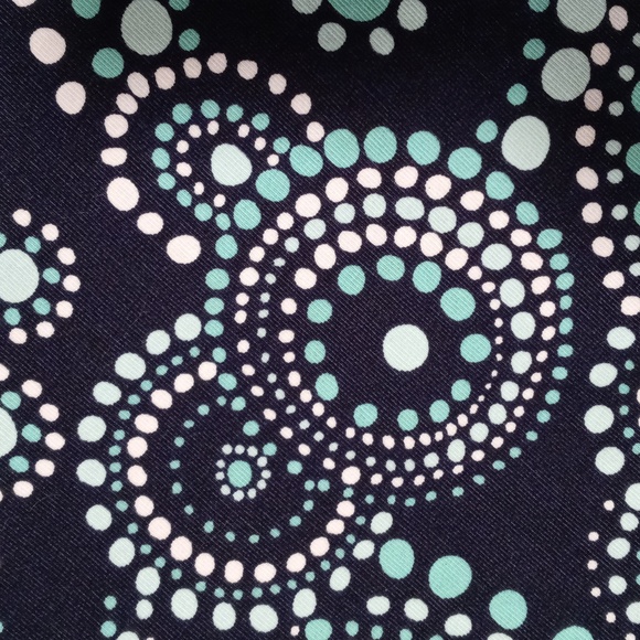🎊HTF Vineyard Vines🎊 - Blue/White Confetti Dots Circles Stretch Sheath Dress - Picture 4 of 16